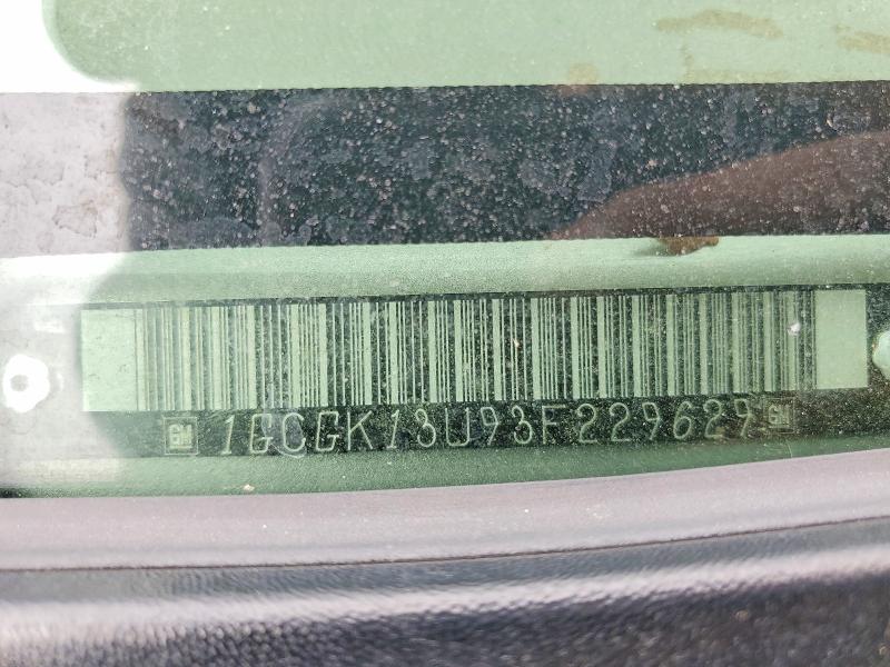 Продаж на аукціоні авто 2003 Chevrolet Silverado, vin: 1GCGK13U93F229629, номер лоту: 54670196