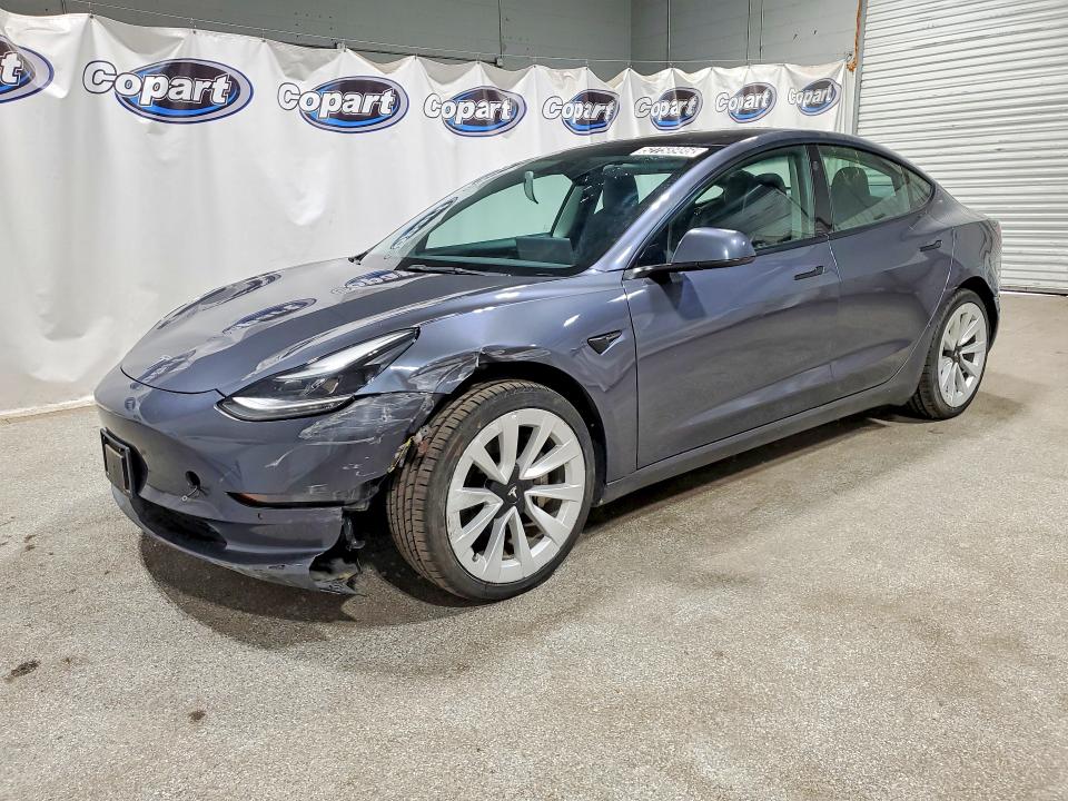 2022 Tesla Model 3 მანქანა იყიდება აუქციონზე, vin: 5YJ3E1EA8NF190533, აუქციონის ნომერი: 52758986