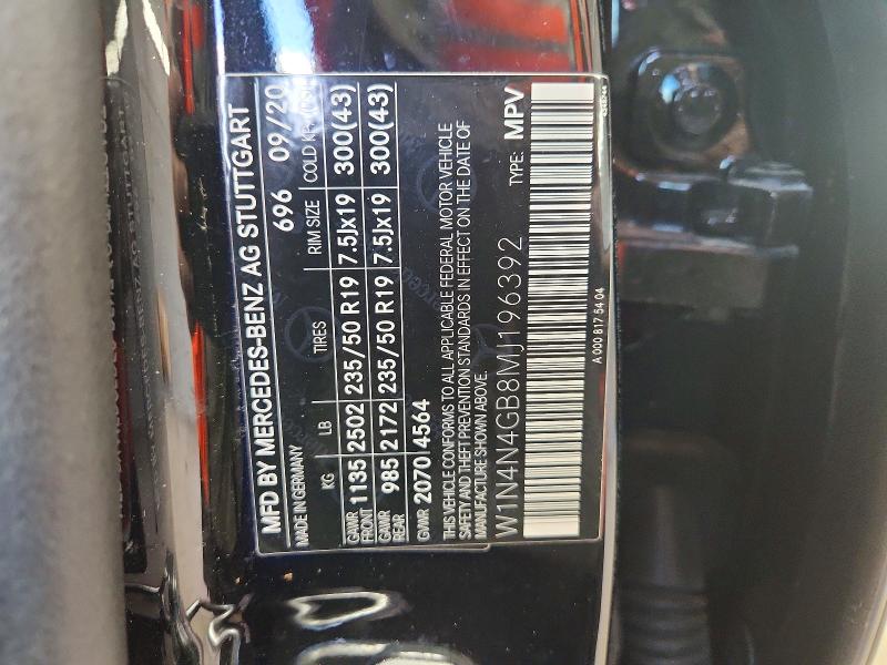 Продаж на аукціоні авто 2021 Mercedes-benz Gla, vin: W1N4N4GB8MJ196392, номер лоту: 53995826