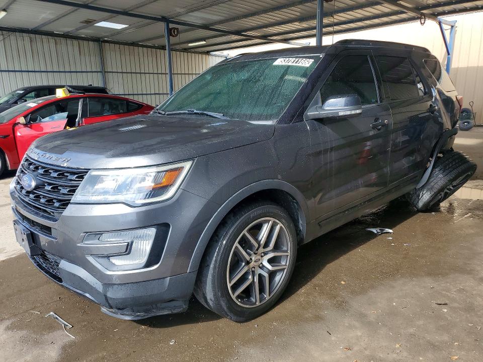 53781166 :رقم المزاد ، 1FM5K8GT9HGC48597 vin ، 2017 Ford Explorer مزاد بيع