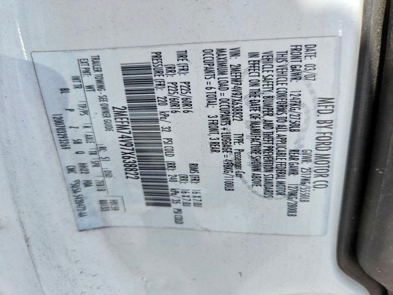 Aukcja sprzedaży 2007 Mercury Grand Marquis, vin: 2MEFM74V97X638822, numer aukcji: 53540496
