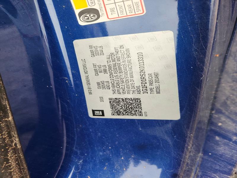 Продаж на аукціоні авто 2019 Chevrolet Camaro, vin: 1G1FD1RS2K0113310, номер лоту: 48762986