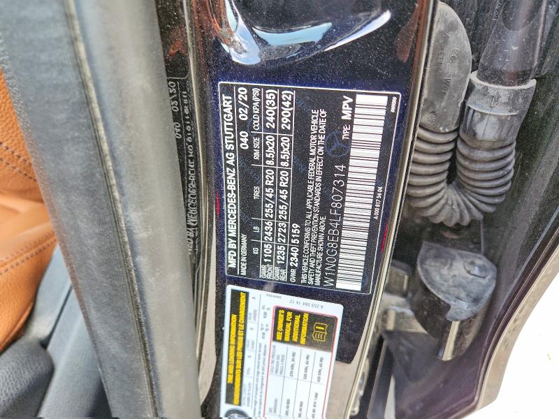 Aukcja sprzedaży 2020 Mercedes-benz Glc, vin: W1N0G8EB4LF807314, numer aukcji: 52932546