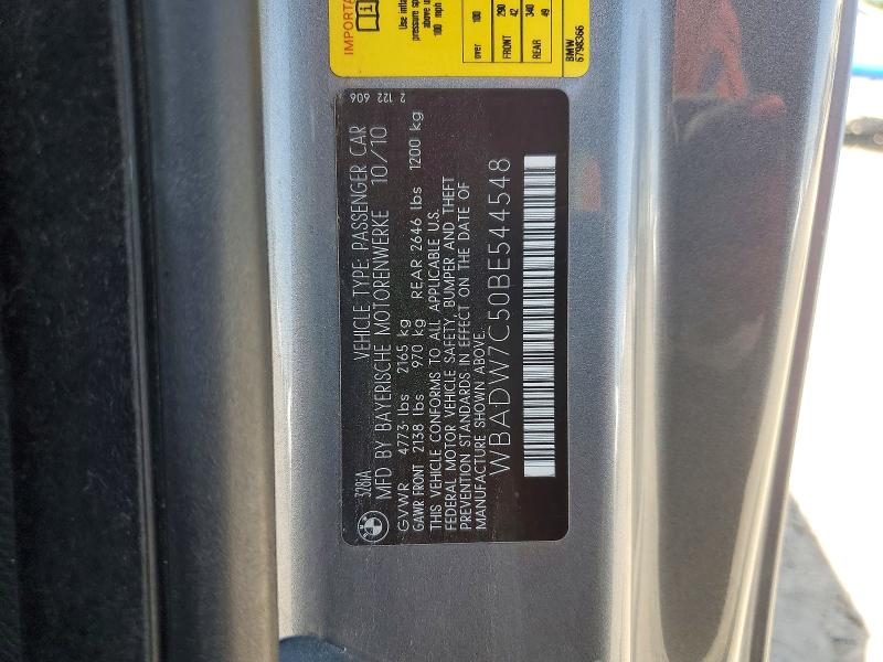 53429886 :رقم المزاد ، WBADW7C50BE544548 vin ، 2011 Bmw 328 مزاد بيع