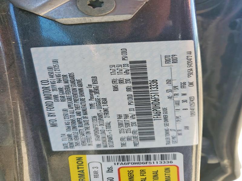 Продаж на аукціоні авто 2015 Ford Fusion, vin: 1FA6P0HD6F5113336, номер лоту: 55370656