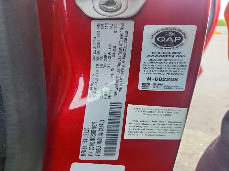 Продаж на аукціоні авто 2025 Chrysler Pacifica, vin: 2C4RC1BG6SR570978, номер лоту: 55435806