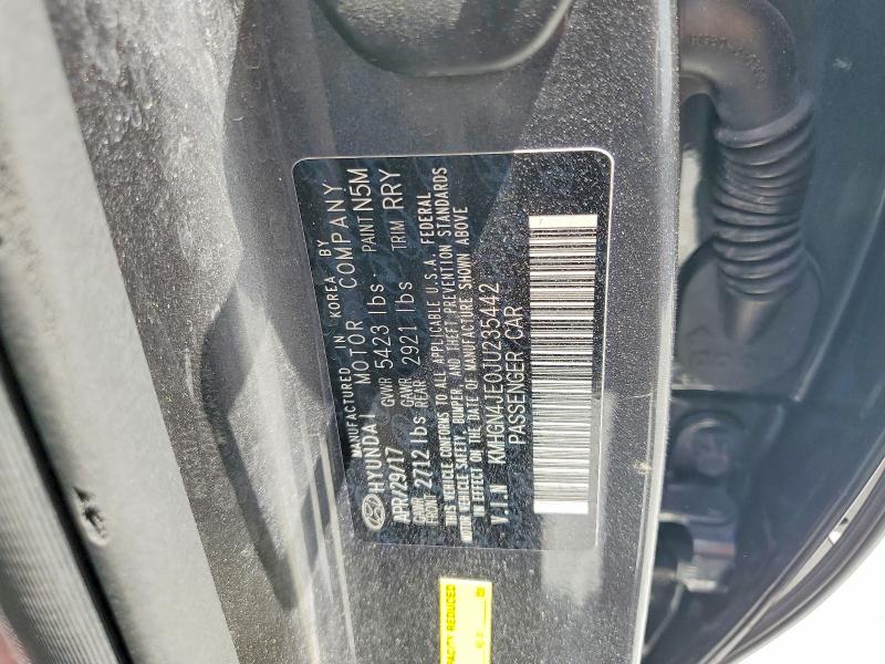 53670146 :رقم المزاد ، KMHGN4JE0JU235442 vin ، 2018 Genesis G80 مزاد بيع