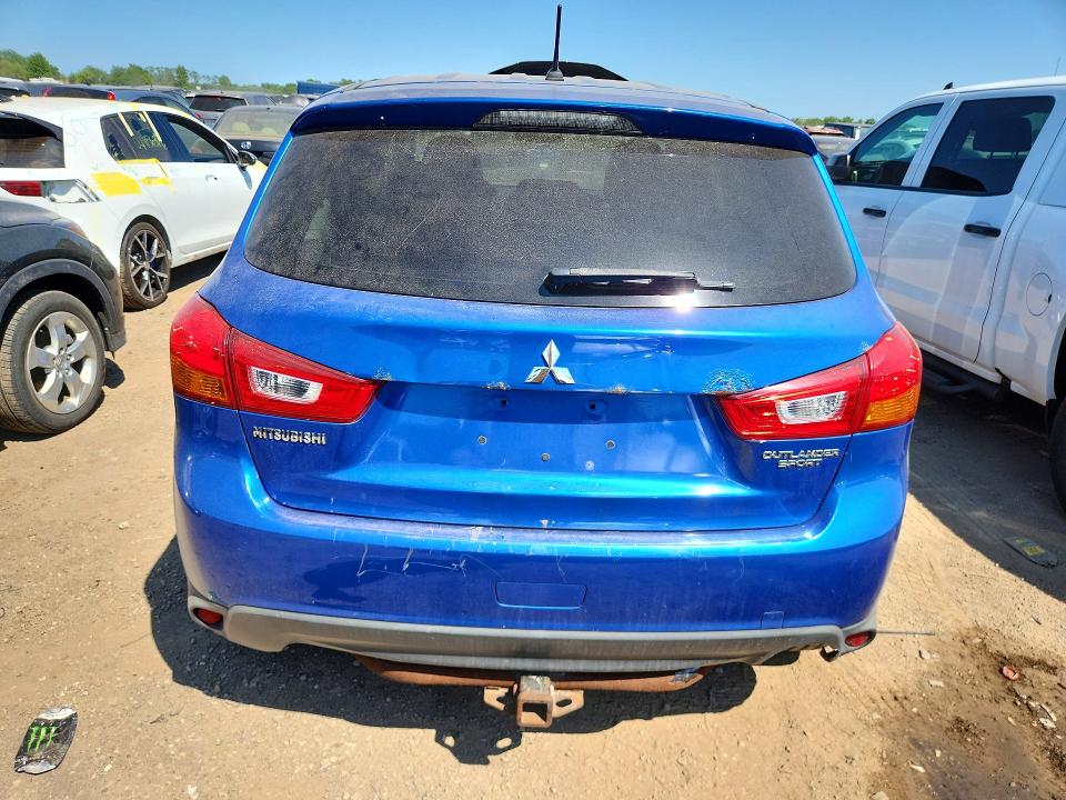 2015 Mitsubishi Outlander Sport მანქანა იყიდება აუქციონზე, vin: 4A4AP3AU6FE018350, აუქციონის ნომერი: 54995206