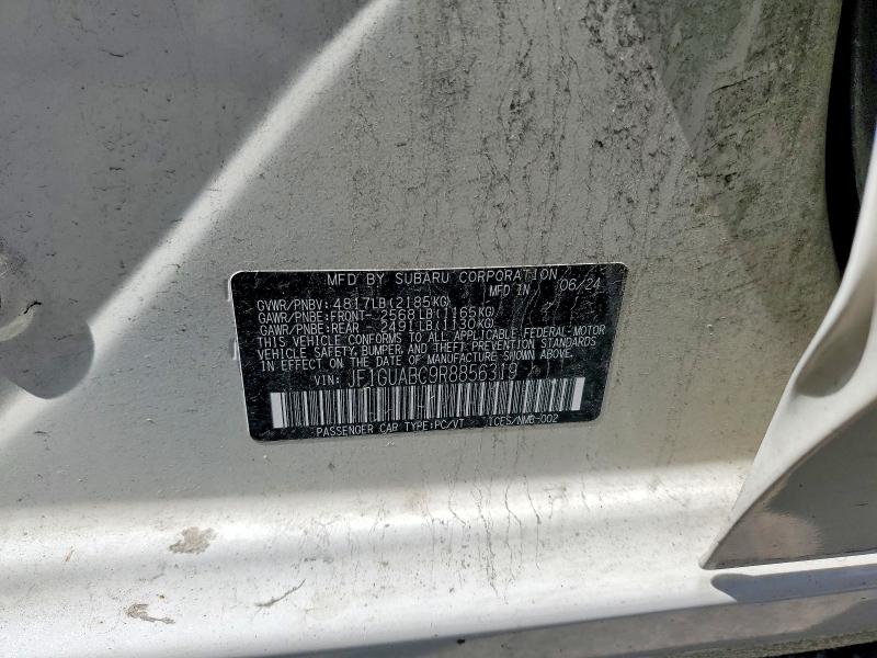 Продажа на аукционе авто 2024 Subaru Impreza, vin: JF1GUABC9R8856319, номер лота: 54406186