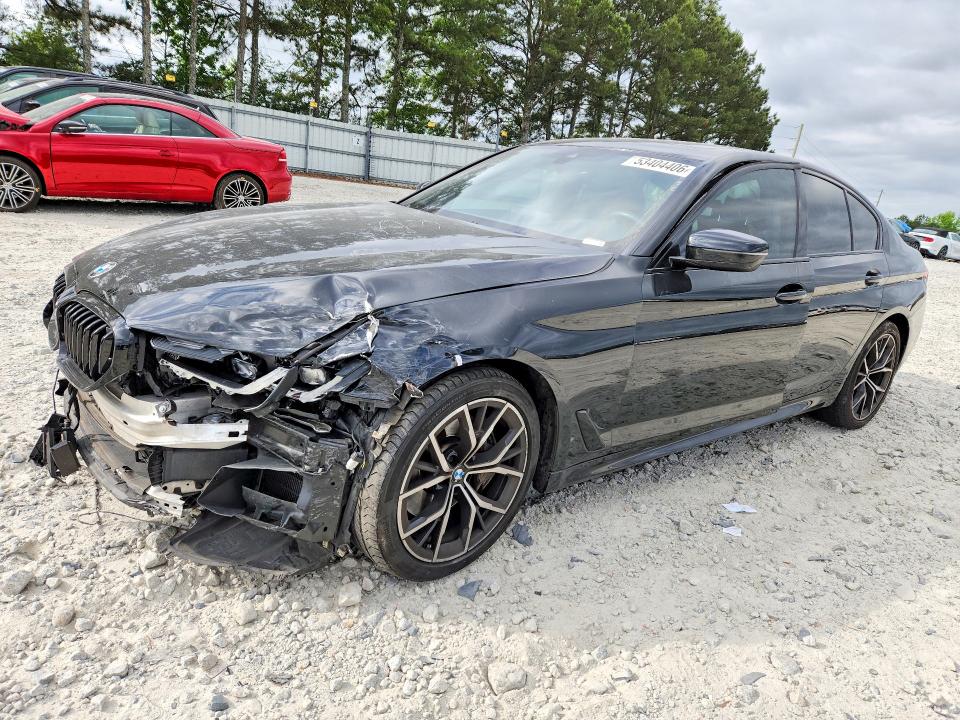 2021 Bmw 540 მანქანა იყიდება აუქციონზე, vin: WBA53BJ01MWX34556, აუქციონის ნომერი: 53404406