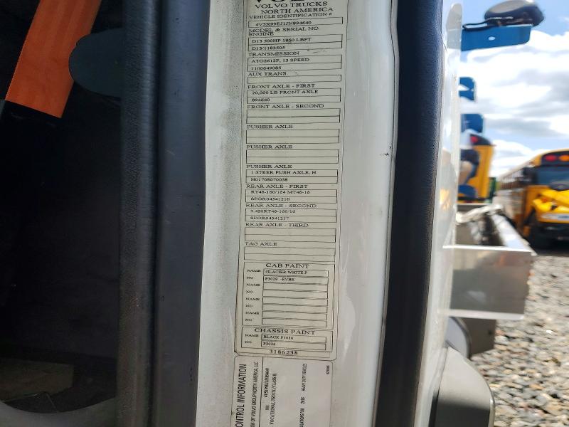 Продаж на аукціоні авто 2018 Volv Vn, vin: 4V5X99EJ1JN894640, номер лоту: 53142566