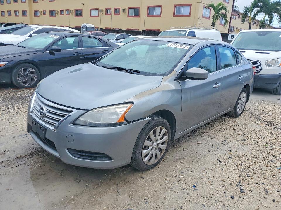 Продаж на аукціоні авто 2014 Nissan Sentra, vin: 3N1AB7AP6EY257165, номер лоту: 53877616