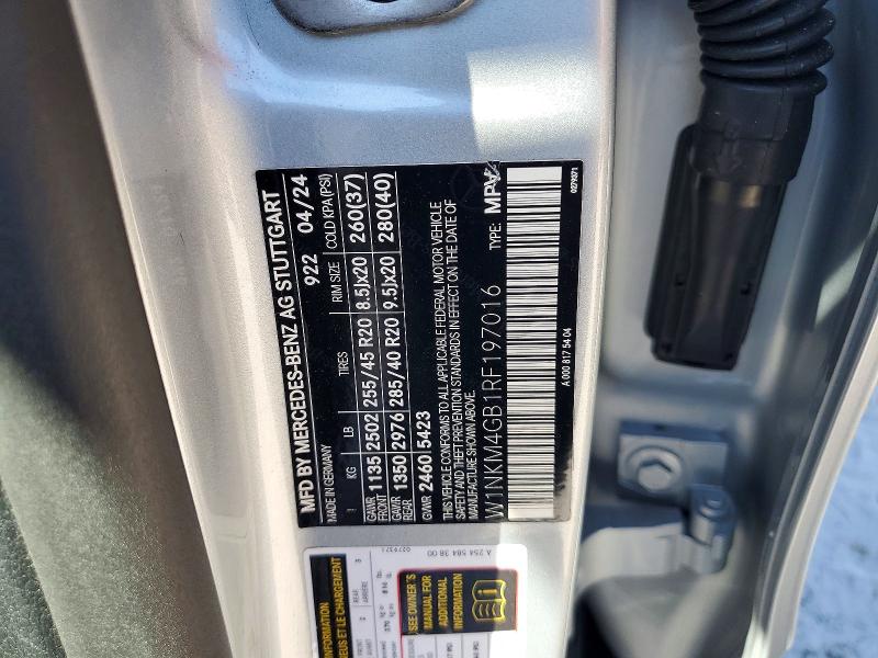 Продаж на аукціоні авто 2024 Mercedes-benz Glc, vin: W1NKM4GB1RF197016, номер лоту: 53450116