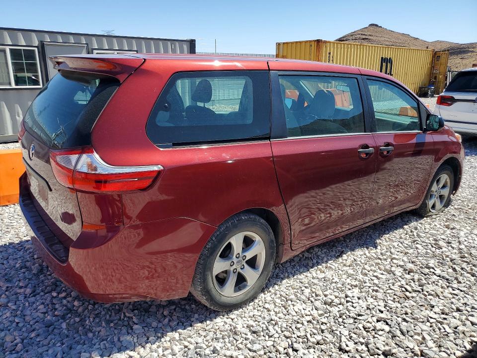 2017 Toyota Sienna მანქანა იყიდება აუქციონზე, vin: 5TDZZ3DCXHS889515, აუქციონის ნომერი: 52902576