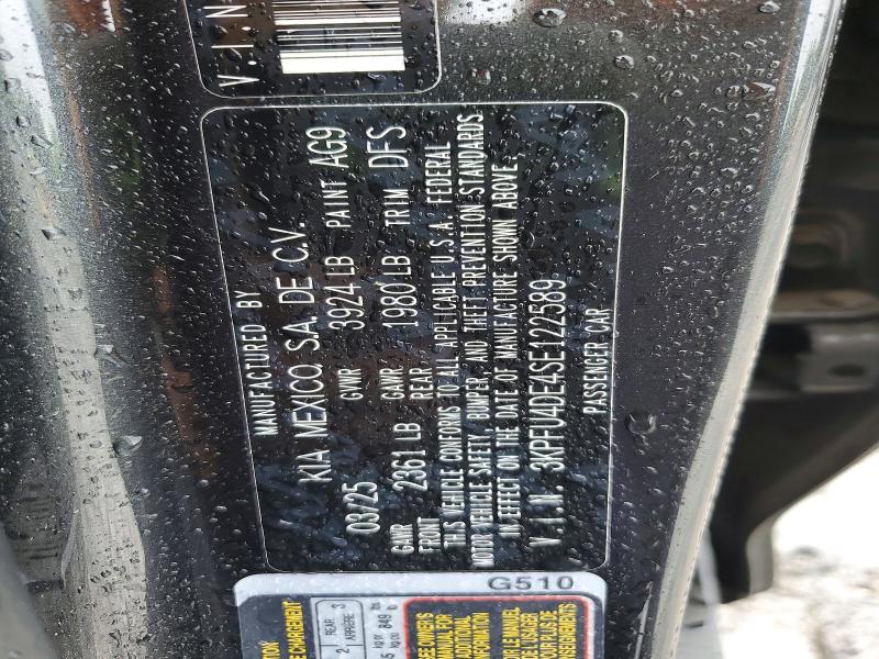 Aukcja sprzedaży 2025 Kia K4, vin: 3KPFU4DE4SE122589, numer aukcji: 52809546