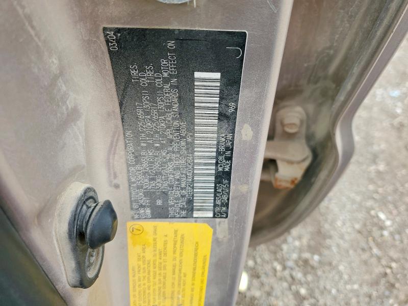 Aukcja sprzedaży 2004 Toyota Highlander, vin: JTEEP21AX40042844, numer aukcji: 53182646