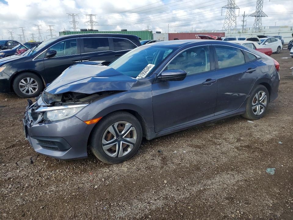 51950346 :رقم المزاد ، 19XFC2F57HE020863 vin ، 2017 Honda Civic مزاد بيع