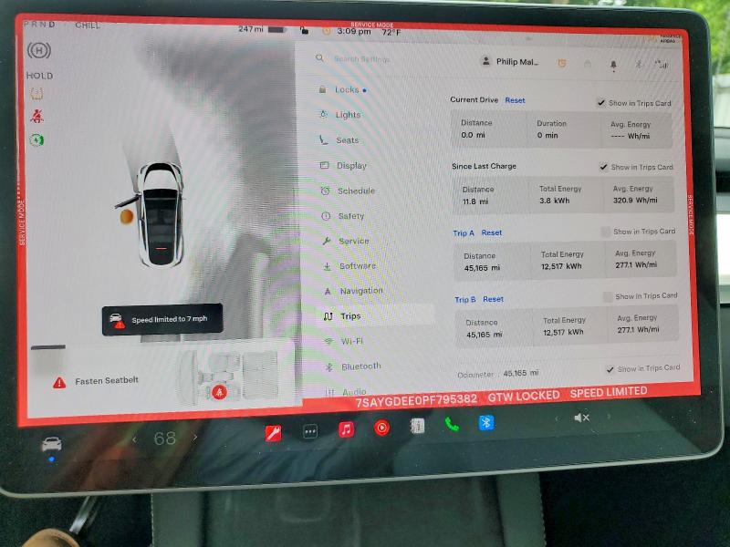 Продаж на аукціоні авто 2023 Tesla Model Y, vin: 7SAYGDEE0PF795382, номер лоту: 52873606