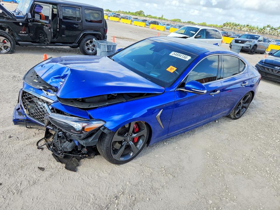 54694156 :رقم المزاد ، KMTG34LE4KU015277 vin ، 2019 Genesis G70 مزاد بيع