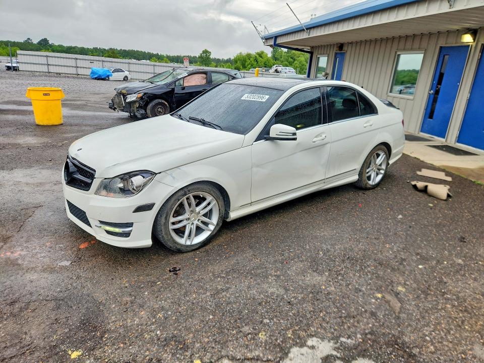 Auction sale of the 2012 Mercedes-benz C, vin: WDDGF4HB0CR218066, lot number: 53202896