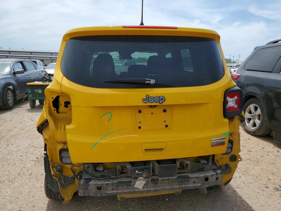 2018 Jeep Renegade მანქანა იყიდება აუქციონზე, vin: ZACCJABB3JPJ08975, აუქციონის ნომერი: 53799156