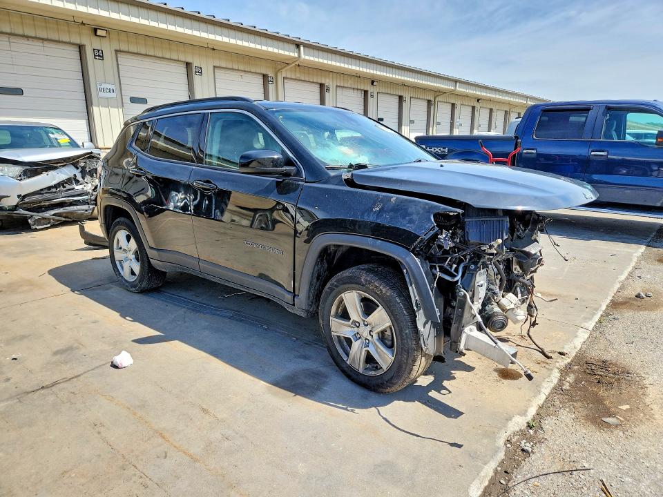 2022 Jeep Compass მანქანა იყიდება აუქციონზე, vin: 3C4NJDBB8NT134726, აუქციონის ნომერი: 52716076