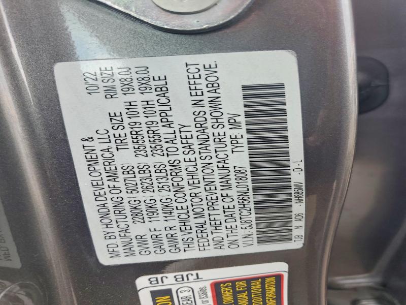 Продажа на аукционе авто 2022 Acura Rdx, vin: 5J8TC2H56NL018087, номер лота: 52101266