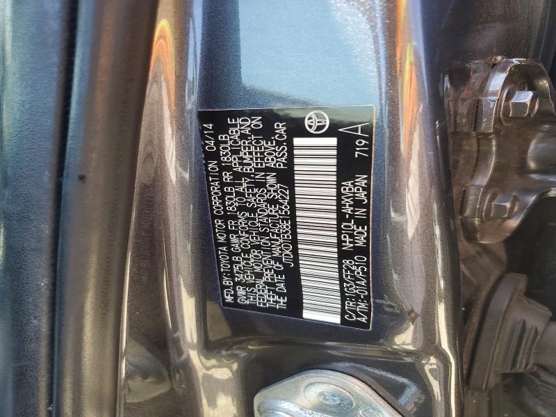 Продаж на аукціоні авто 2014 Toyota Prius C, vin: JTDKDTB38E1564227, номер лоту: 53263136