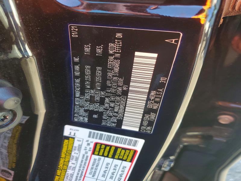 Aukcja sprzedaży 2021 Toyota Highlander, vin: 5TDHZRBHXMS085853, numer aukcji: 53463096