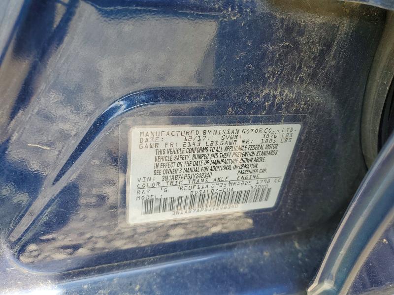 Aukcja sprzedaży 2018 Nissan Sentra, vin: 3N1AB7AP5JY248340, numer aukcji: 55582026