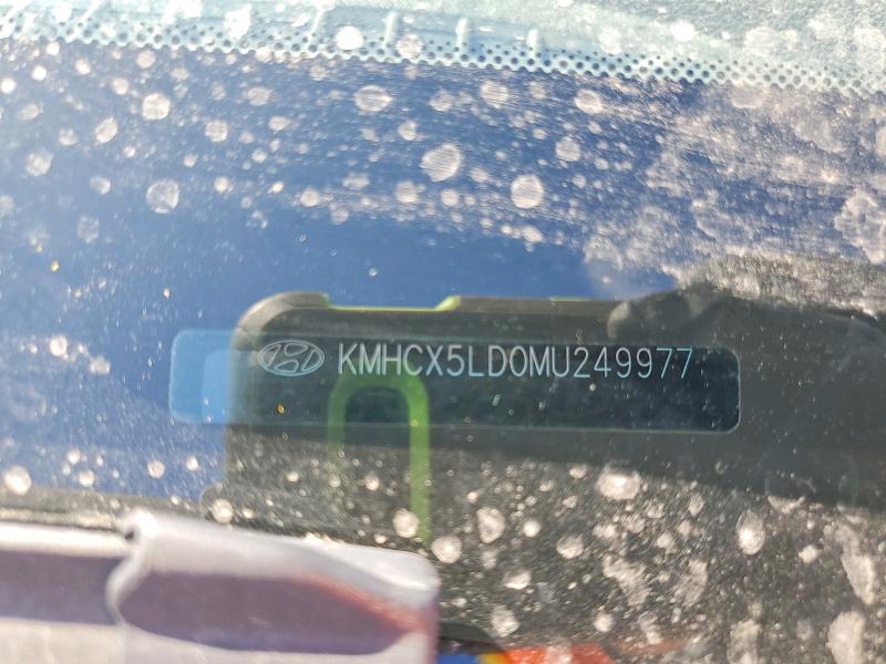 53691266 :رقم المزاد ، KMHCX5LD0MU249977 vin ، 2021 Hyundai Ioniq مزاد بيع