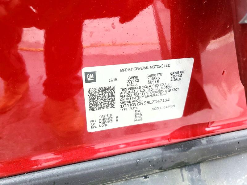Aukcja sprzedaży 2020 Cadillac Xt5, vin: 1GYKNGRS6LZ147134, numer aukcji: 52393656