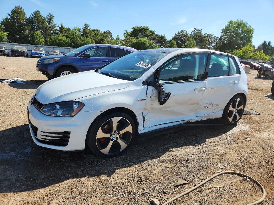 55142346 :رقم المزاد ، 3VW4T7AU1GM015856 vin ، 2016 Volkswagen Gti مزاد بيع