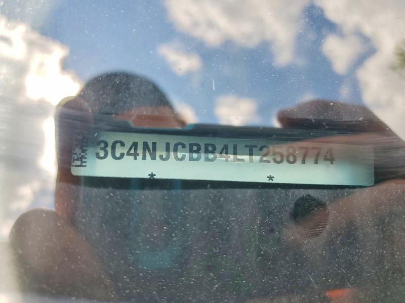 52815206 :رقم المزاد ، 3C4NJCBB4LT258774 vin ، 2020 Jeep Compass مزاد بيع