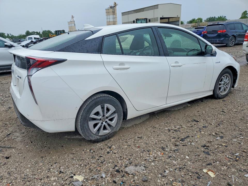 52522136 :رقم المزاد ، JTDKBRFU2H3056131 vin ، 2017 Toyota Prius مزاد بيع