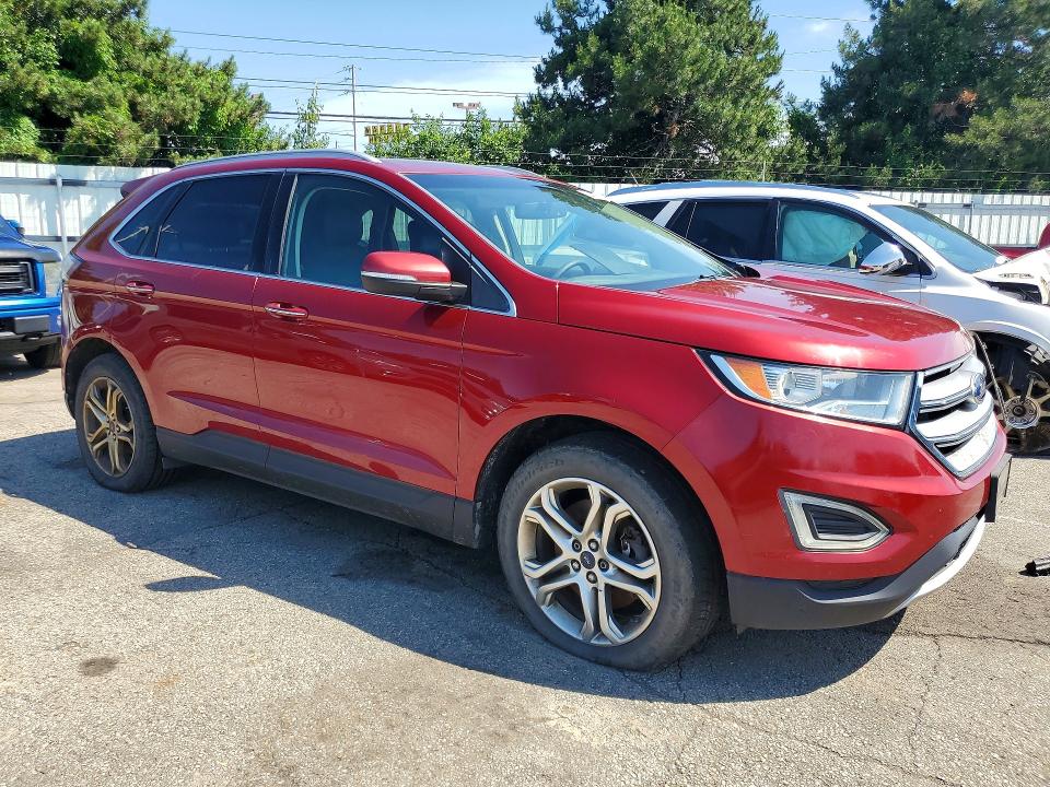 Продажа на аукционе авто 2015 Ford Edge, vin: 2FMTK4K9XFBB09952, номер лота: 55435956
