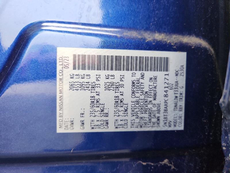 Продажа на аукционе авто 2023 Nissan Rogue, vin: 5N1BT3BAXPC841271, номер лота: 53464276
