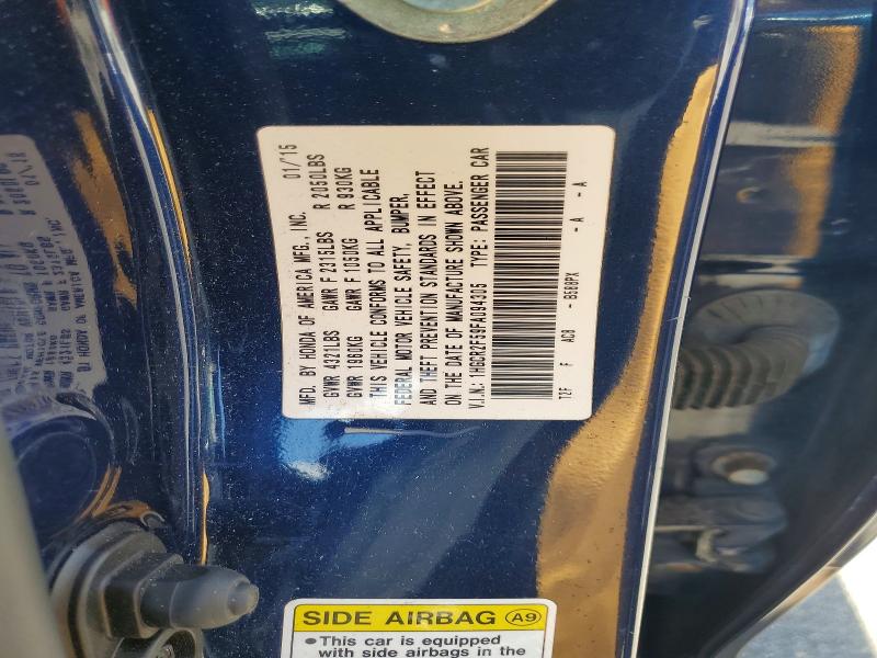 Aukcja sprzedaży 2015 Honda Accord, vin: 1HGCR2F59FA094305, numer aukcji: 50365926