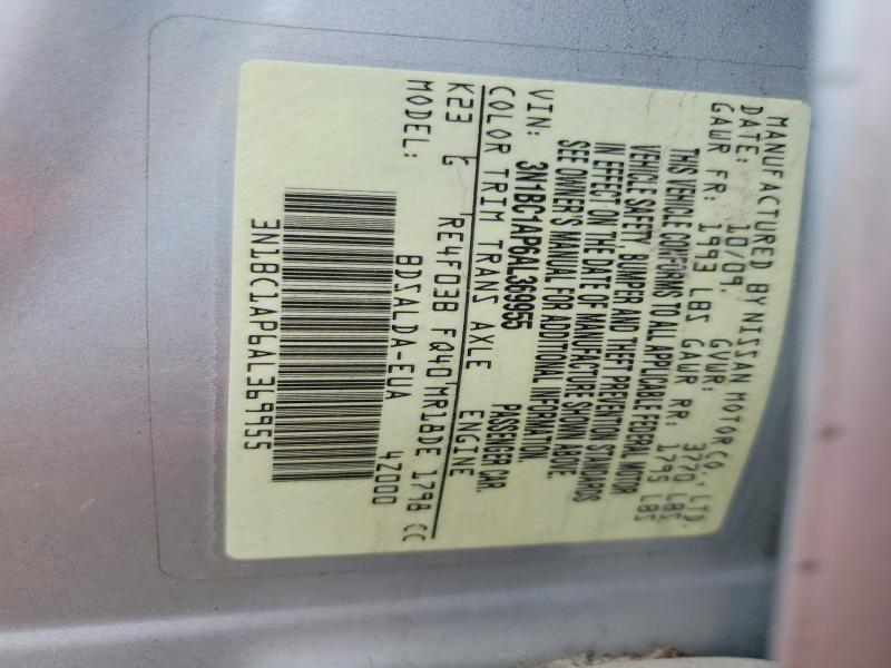 Продаж на аукціоні авто 2010 Nissan Versa, vin: 3N1BC1AP6AL369955, номер лоту: 53342586