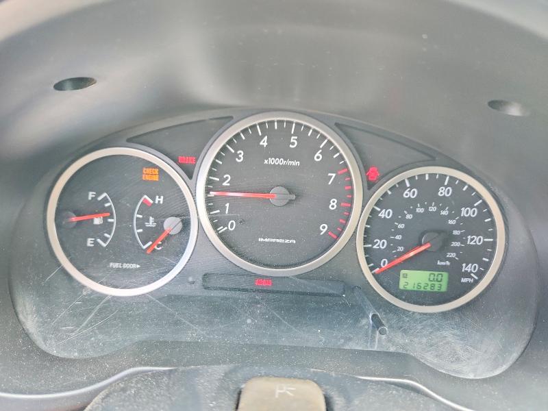 2004 Subaru Impreza მანქანა იყიდება აუქციონზე, vin: JF1GG29624G821780, აუქციონის ნომერი: 55105506
