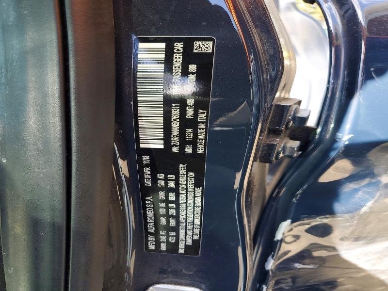 Продажа на аукционе авто 2019 Alfa Romeo Giulia, vin: ZARFANAN5K7609311, номер лота: 55078936