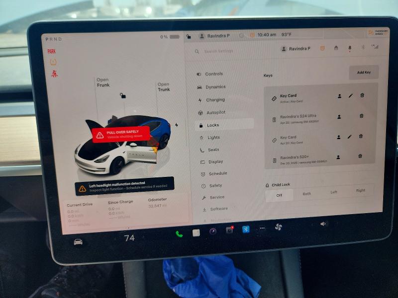 2023 Tesla Model 3 მანქანა იყიდება აუქციონზე, vin: 5YJ3E1EA9PF598249, აუქციონის ნომერი: 53062056