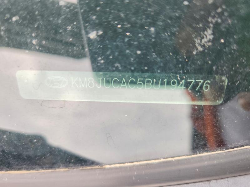 Продаж на аукціоні авто 2011 Hyundai Tucson, vin: KM8JUCAC5BU194776, номер лоту: 54587456