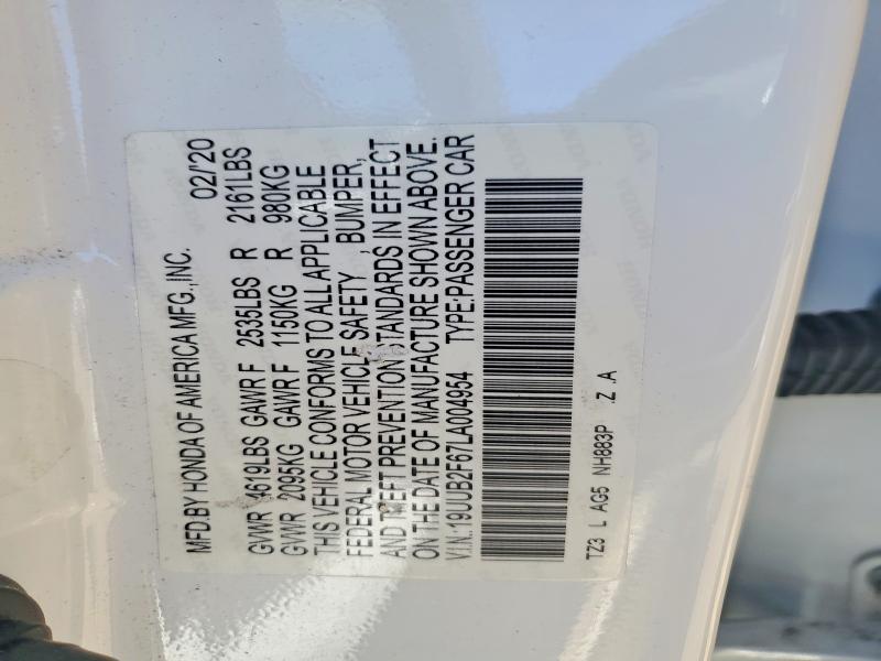 Продажа на аукционе авто 2020 Acura Tlx, vin: 19UUB2F67LA004954, номер лота: 53611316