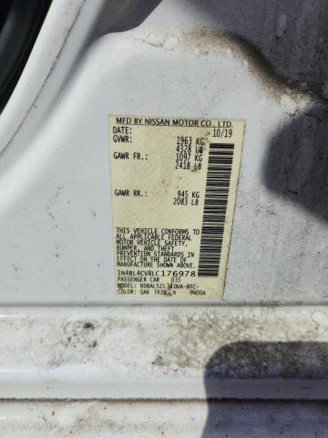 51824486 :رقم المزاد ، 1N4BL4CV8LC176978 vin ، 2020 Nissan Altima مزاد بيع