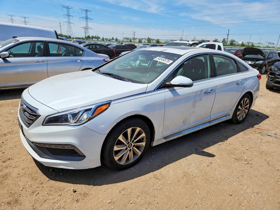 Auction sale of the 2017 Hyundai Sonata, vin: 5NPE34AF5HH527408, lot number: 54549576