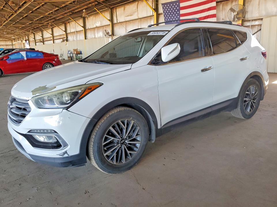 55053776 :رقم المزاد ، 5NMZUDLA6JH096578 vin ، 2018 Hyundai Santa Fe Sport مزاد بيع
