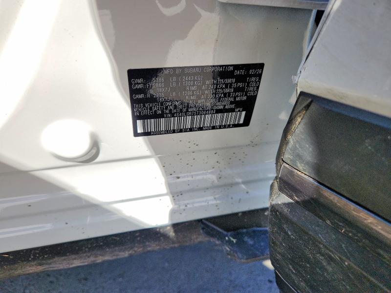Aukcja sprzedaży 2026 Subaru Forester, vin: 4S4SLSR75T3064884, numer aukcji: 52671586
