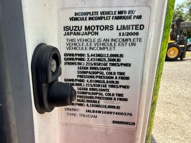 Aukcja sprzedaży 2009 Isuzu Npr, vin: JALB4W16897400376, numer aukcji: 53215296