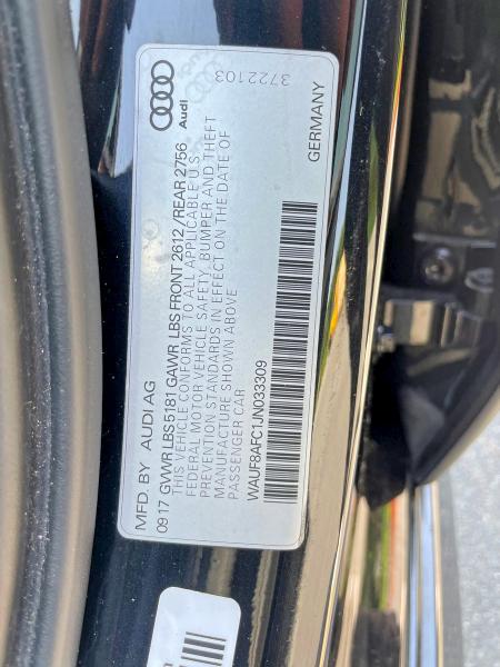 Продаж на аукціоні авто 2018 Audi A6, vin: WAUF8AFC1JN033309, номер лоту: 53851956